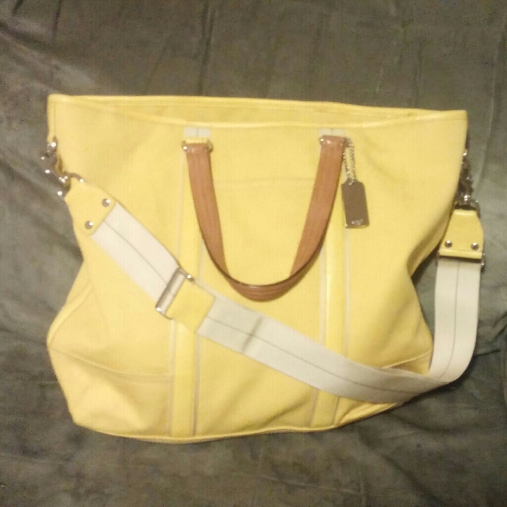 Large Coach tote