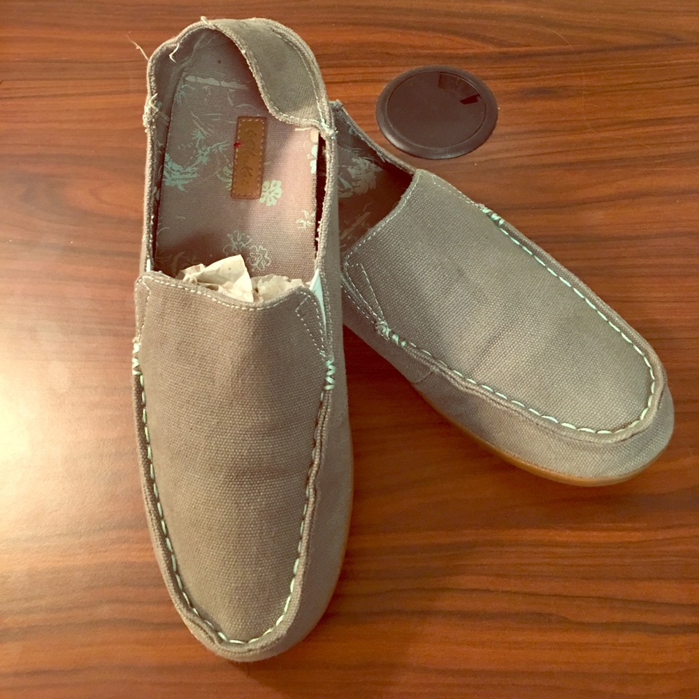 Olukai loafer slides