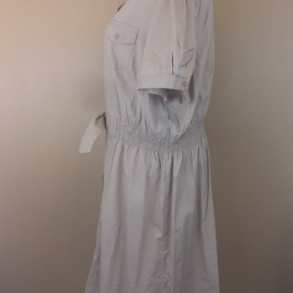 Millennium Tan Shirt Dress Career Plus Size 3X - Picture 3 of 6