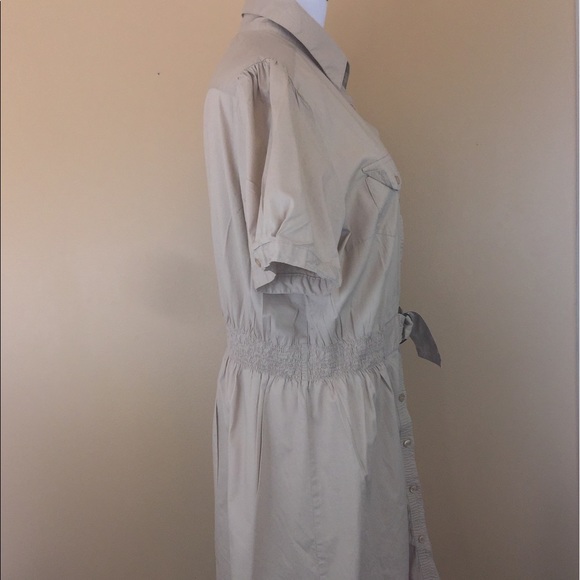 Millennium Tan Shirt Dress Career Plus Size 3X - Picture 5 of 6