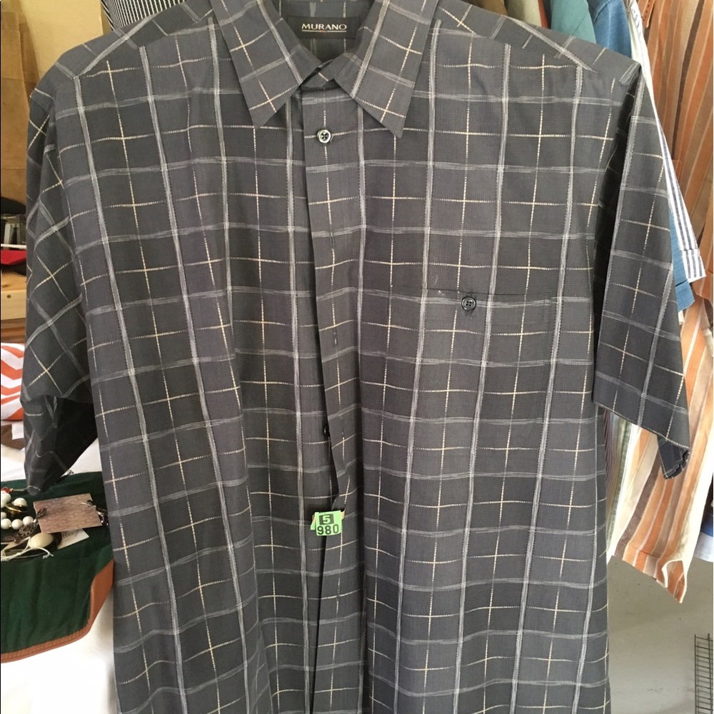 Men's short sleeve camp shirt