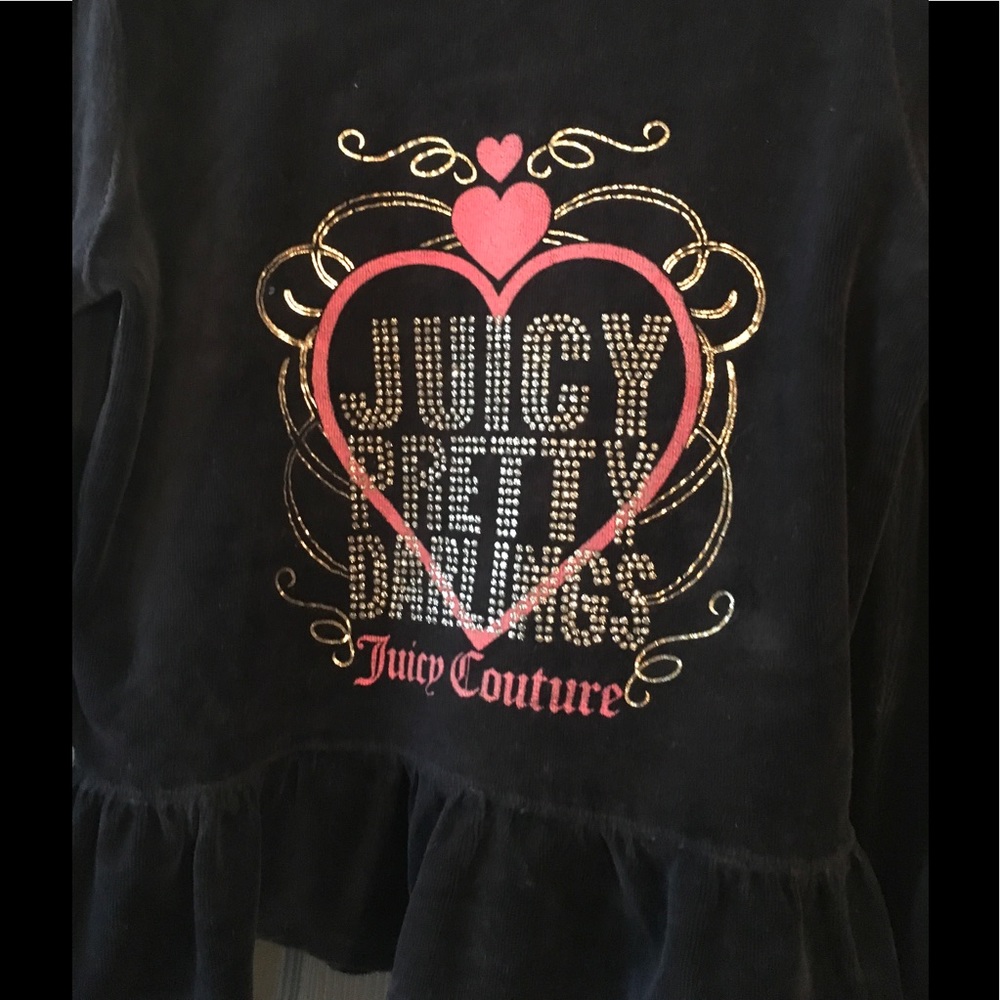 Juicy Couture Navy Sweat suit. Size 6-7