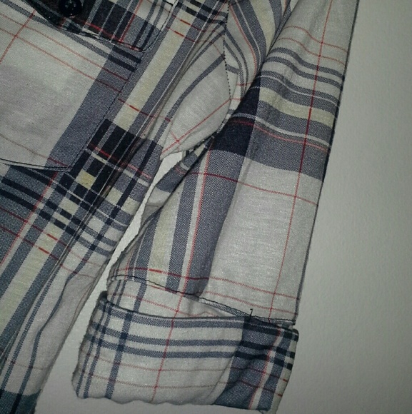 Plaid button up - Picture 2 of 4