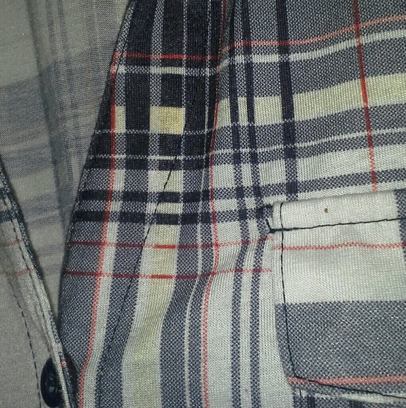 Plaid button up - Picture 3 of 4