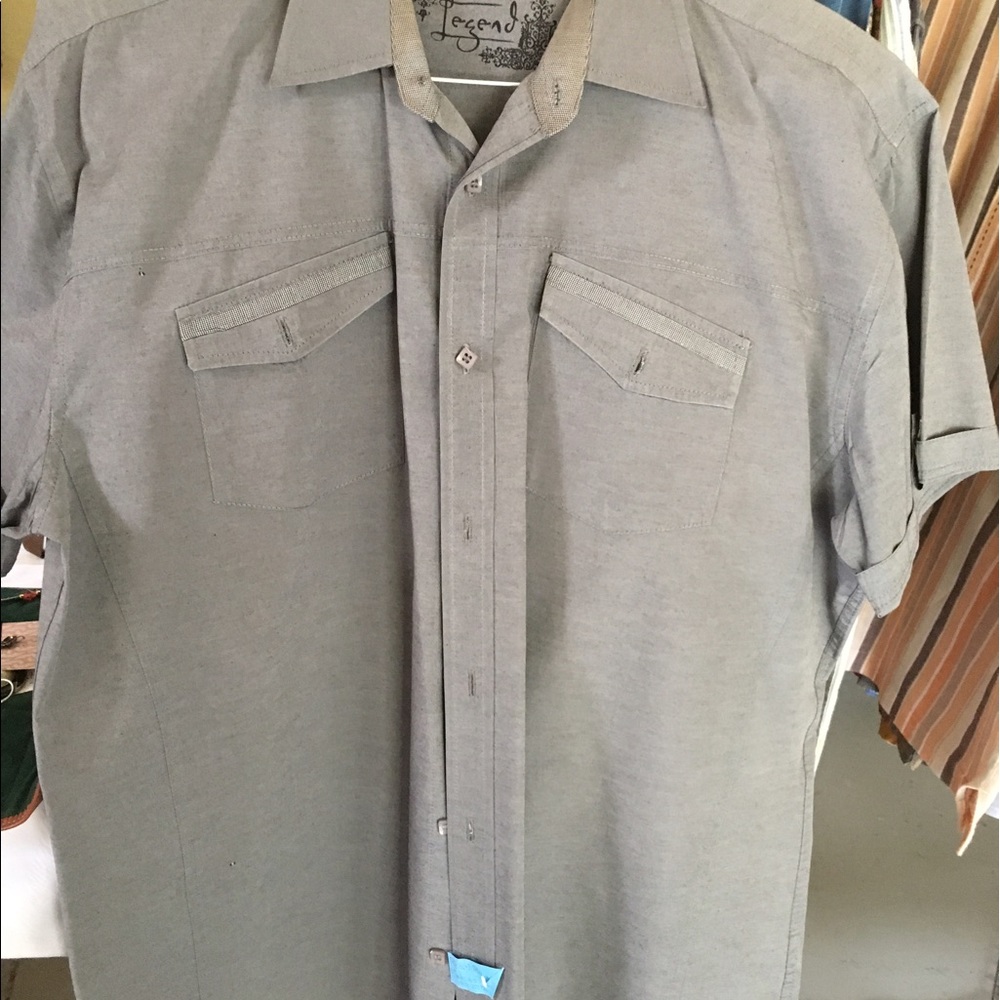 Men's short sleeve camp shirt