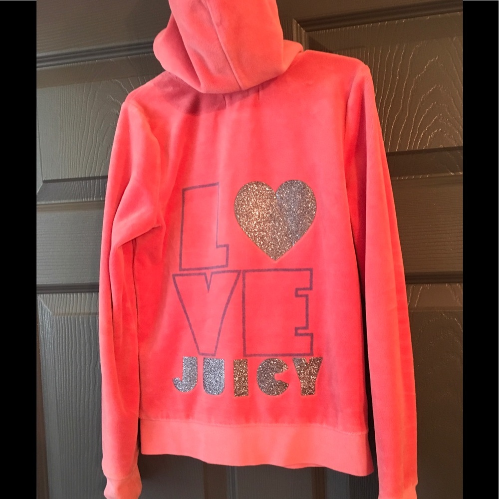 Coral Juicy Couture Jacket Size 8