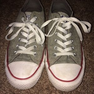 Gray soft textured Converse All Star!