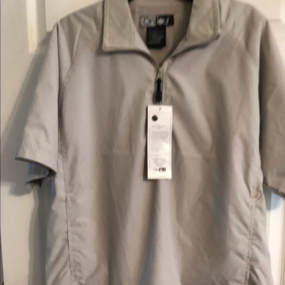 NWT- On Tour Golf Shirt , 1/2 Sleeve