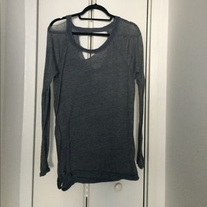 Chaser long sleeve deconstructed tee