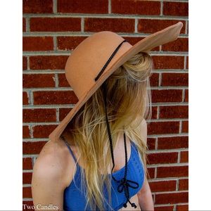 Women's tan festival sun hat