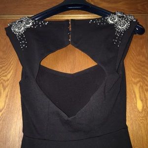 Beautiful Studded Black Dress