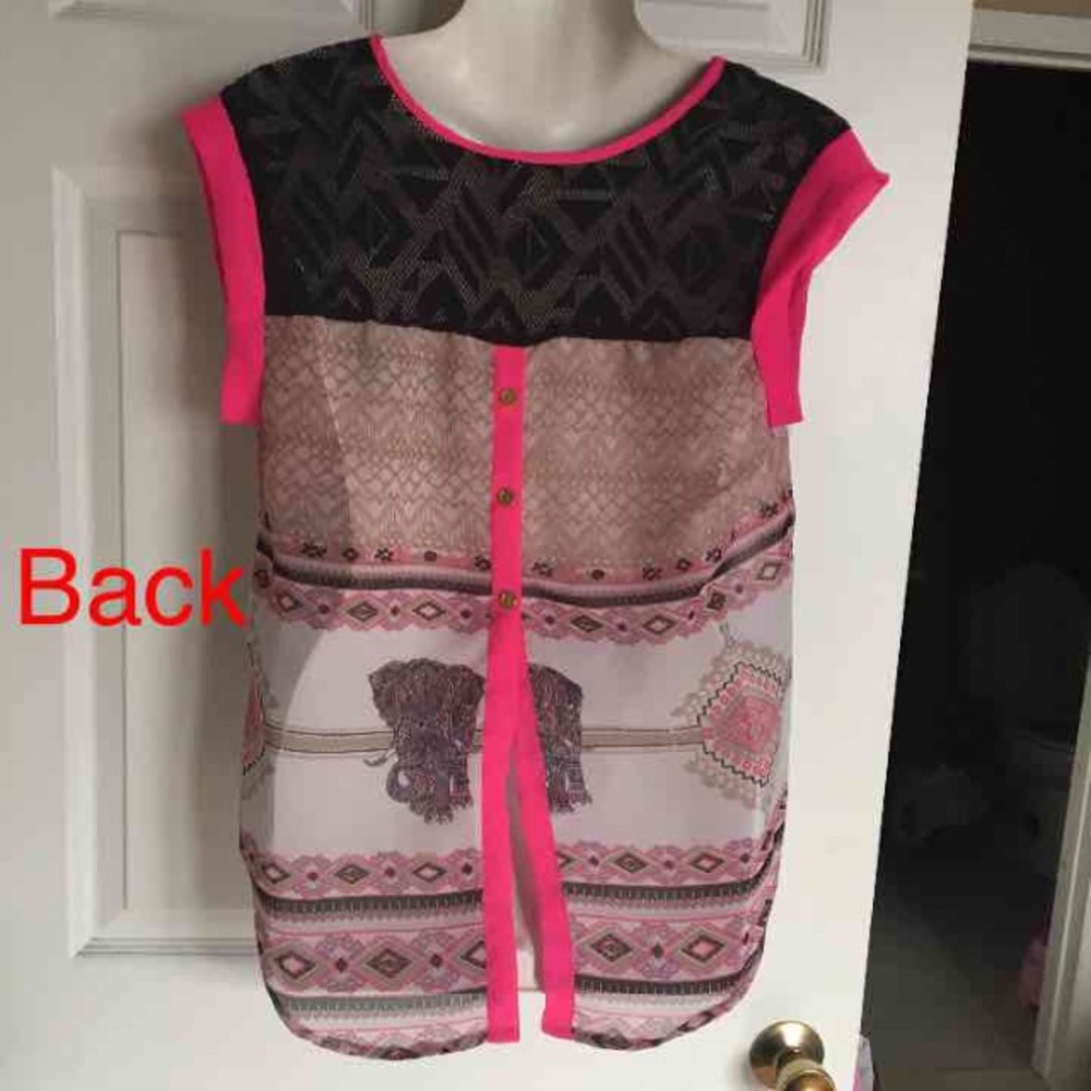 Chiffon sleeveless top