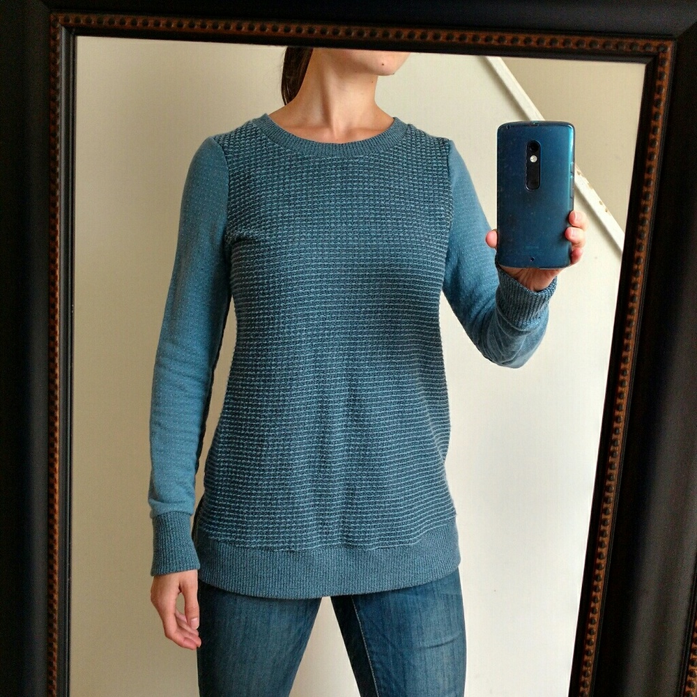 BOGO NWOT Maternity Sweater Blue XS