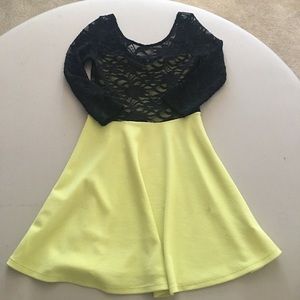 Lace skater dress