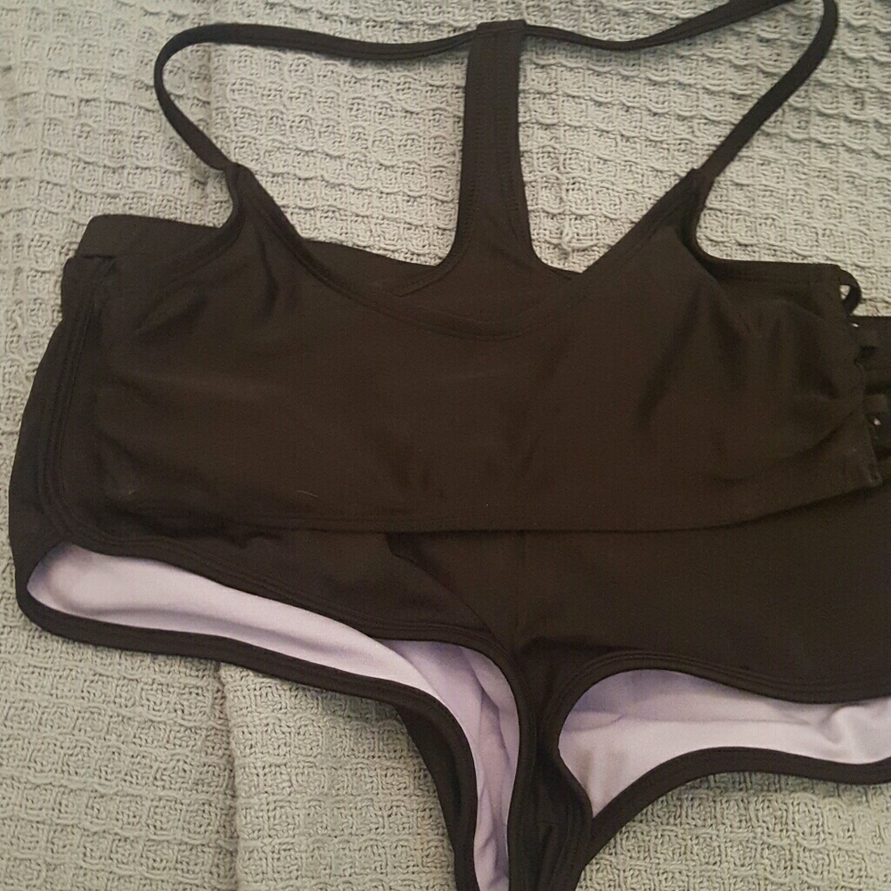 NWOT Two piece sport swim suit