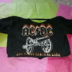 AC/DC crop top