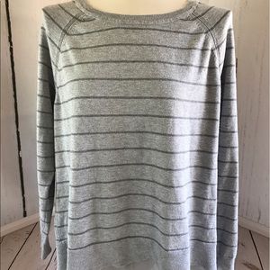 Maurices striped mixed material top