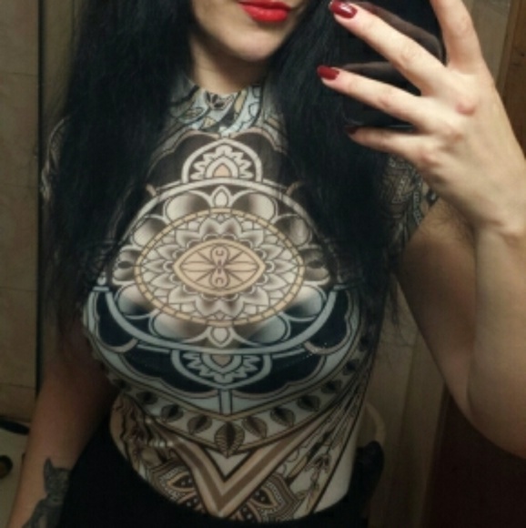 Sexy Nude Tribal Bodysuit - Picture 3 of 4