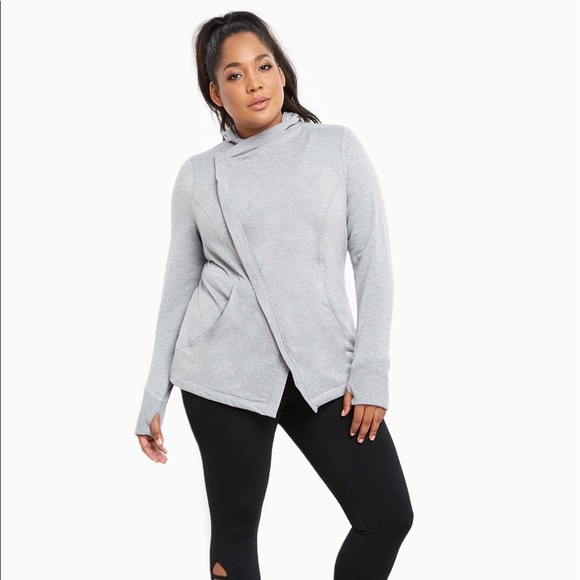 torrid Tops - Women's Torrid Active Asymmetrical Zip Hoodie