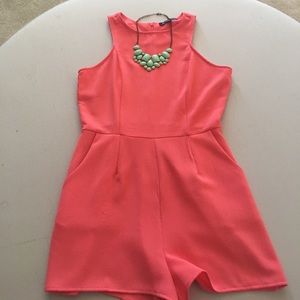 Peach Romper
