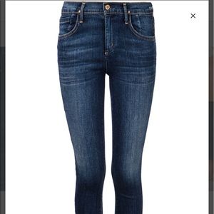 GOLDSIGN high rise skinny jeans sz 25