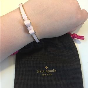 Kate Spade light pink bow bracelet