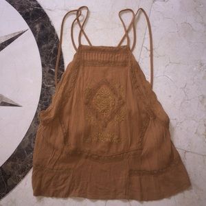 Beautiful , open back burnt orange top