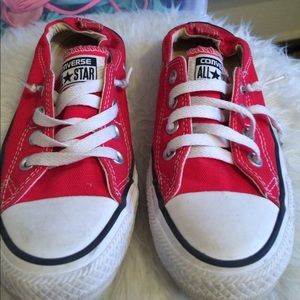 Red converse