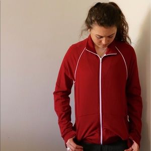 American Apparel Track Jacket burgundy
