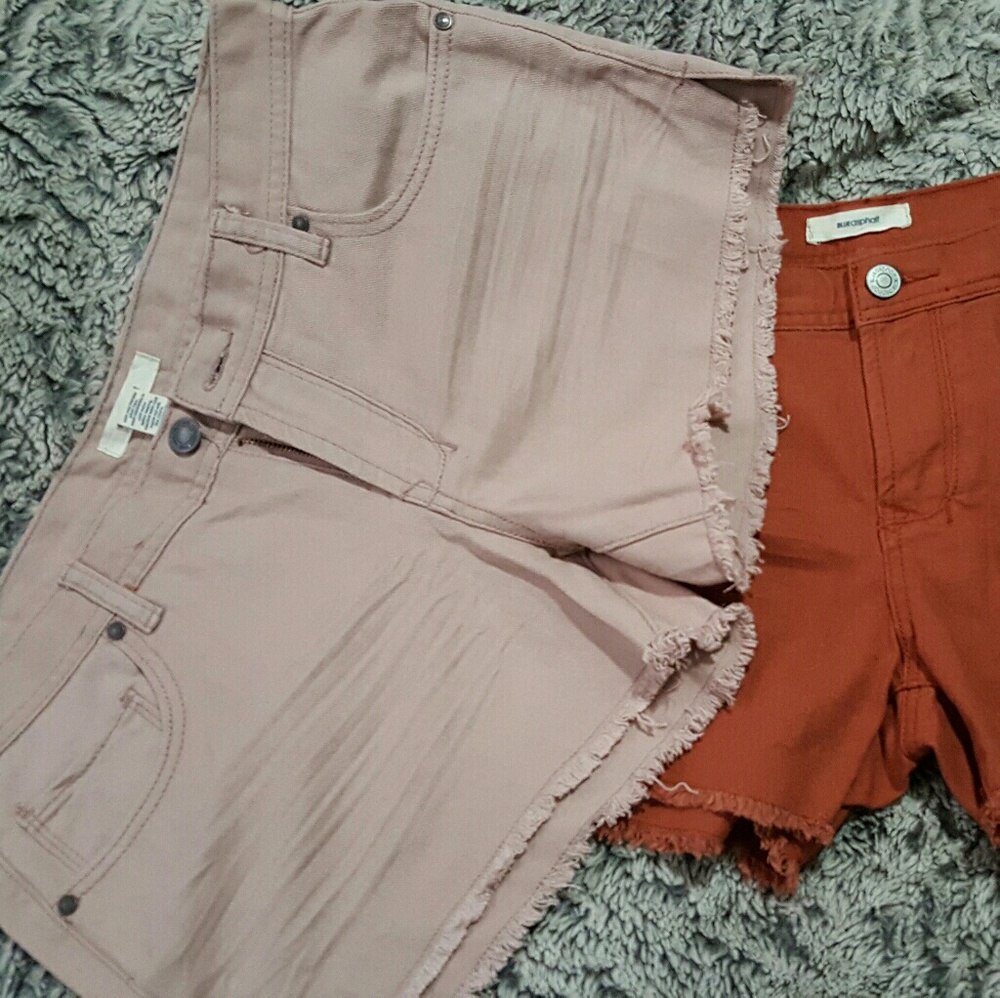 NWWOT Soft pink jean cotton blend shorts