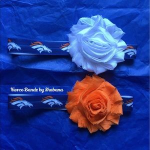 Must bundle! New Bronco headbands infants- preteen