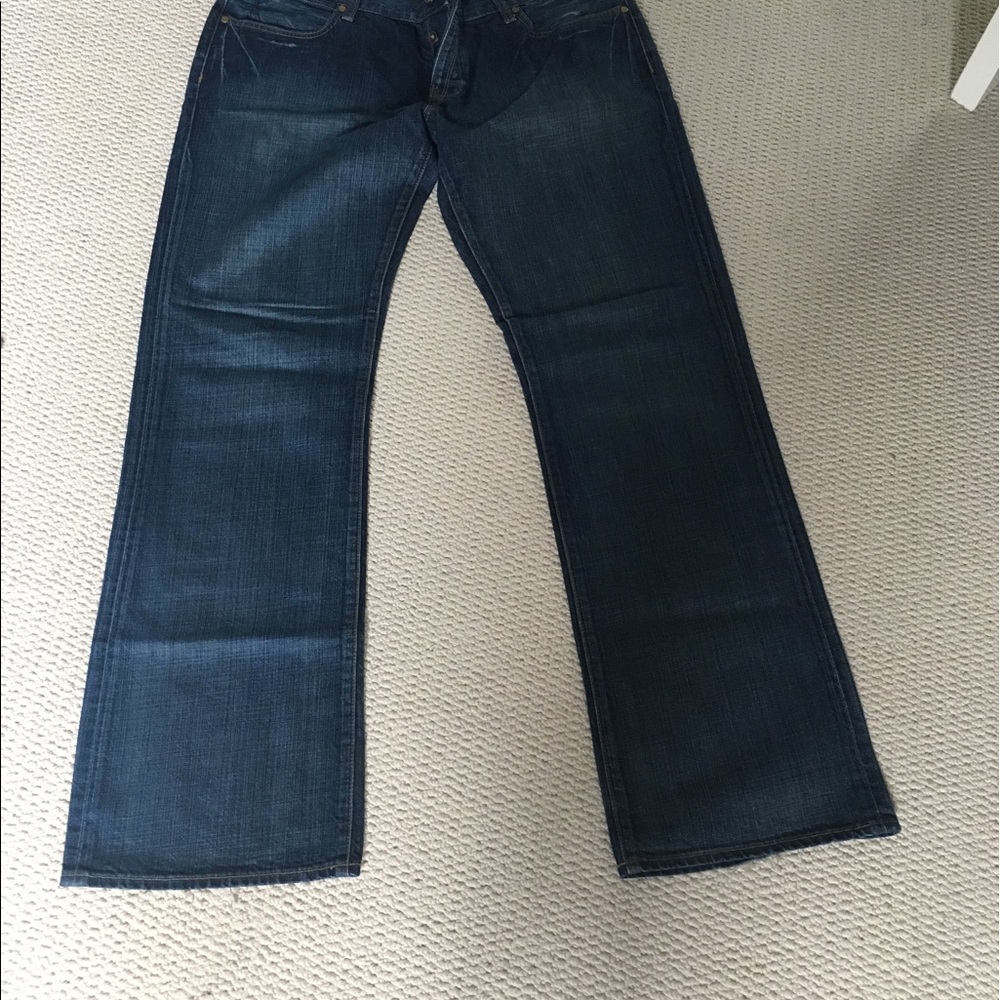 1969 Men's extra low rise boot cut jeans