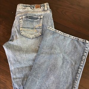 AE bootcut jeans stonewash