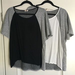 Two tees