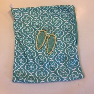 Kendra Scott Skylar Chalcedory Earrings