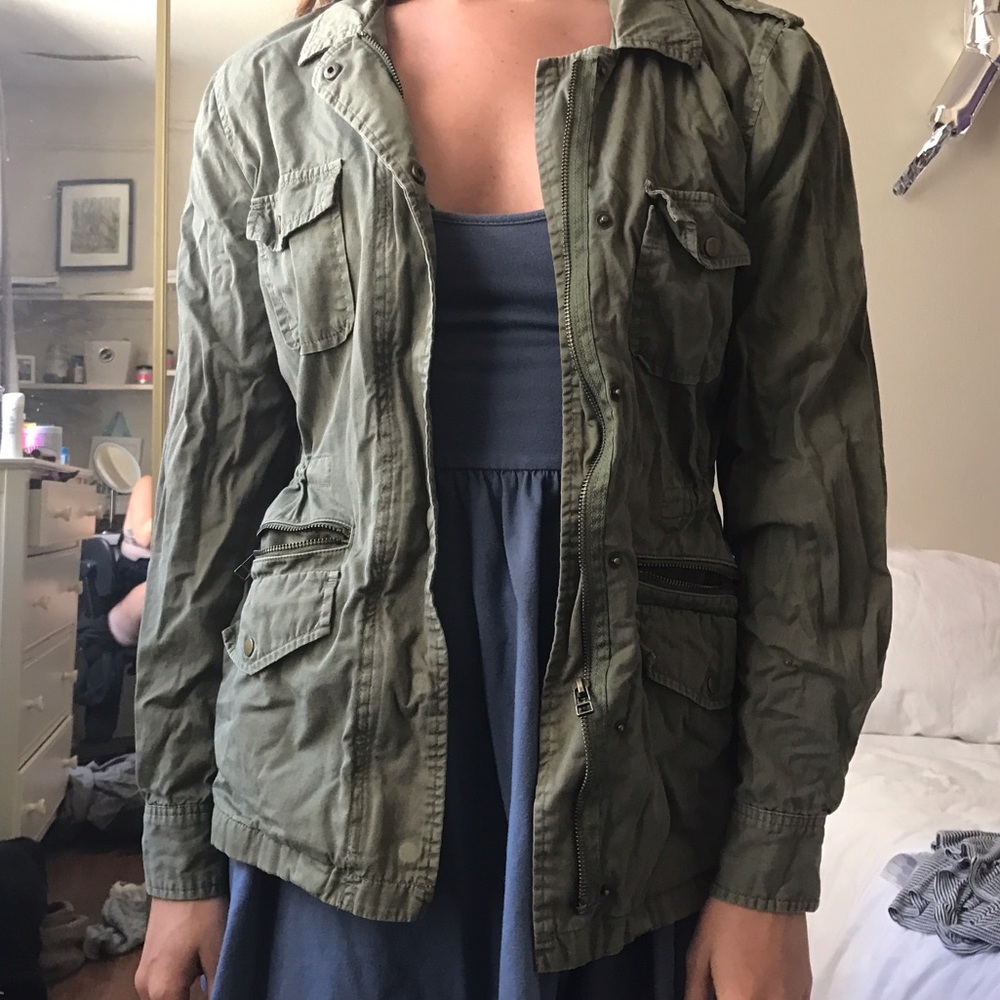 Army green jacket, S/M