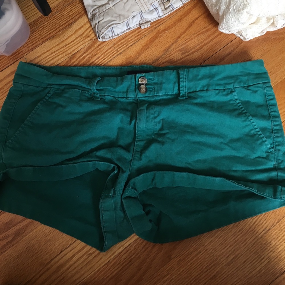 Green American Eagle Shorts
