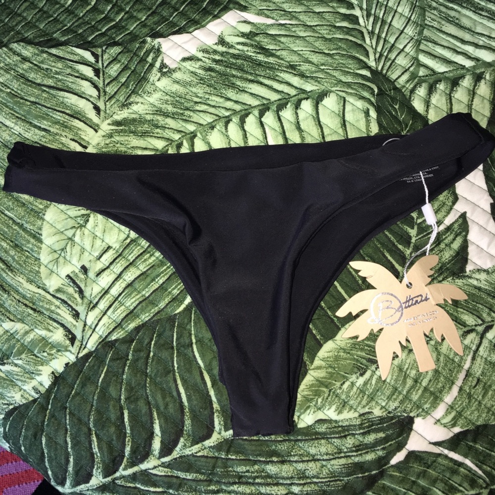 Bettinis bikini bottom black