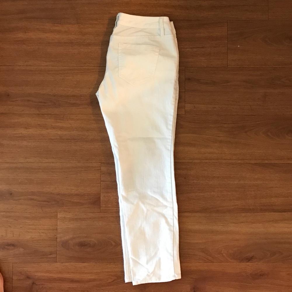 White crop denim jeans - size 6