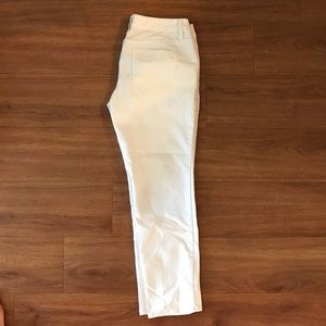 White crop denim jeans - size 6