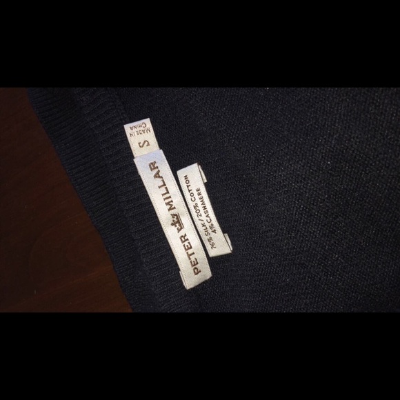 Peter Millar Black Crewneck Sweater - Picture 2 of 2