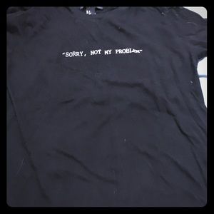 forever21 black shirt size small!