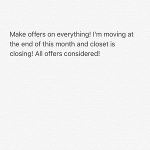 Make me offers!