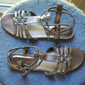 Nine West Silver Sandals