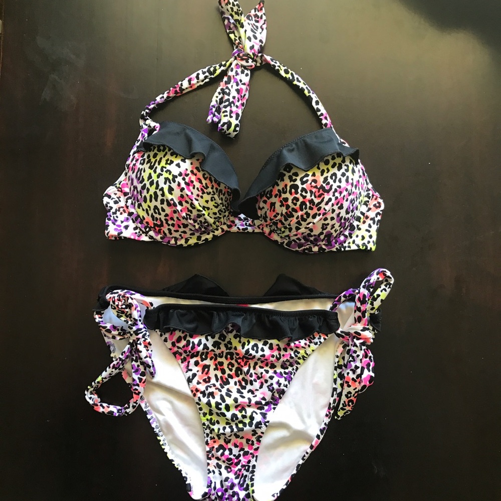 VS Leopard Print Push Up Bikini