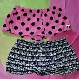 PINK sleep shorts