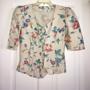 Short Sleeve Floral Top