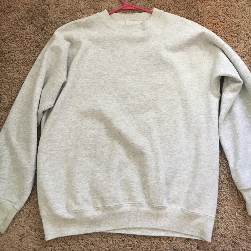 Light grey sweatshirt size large