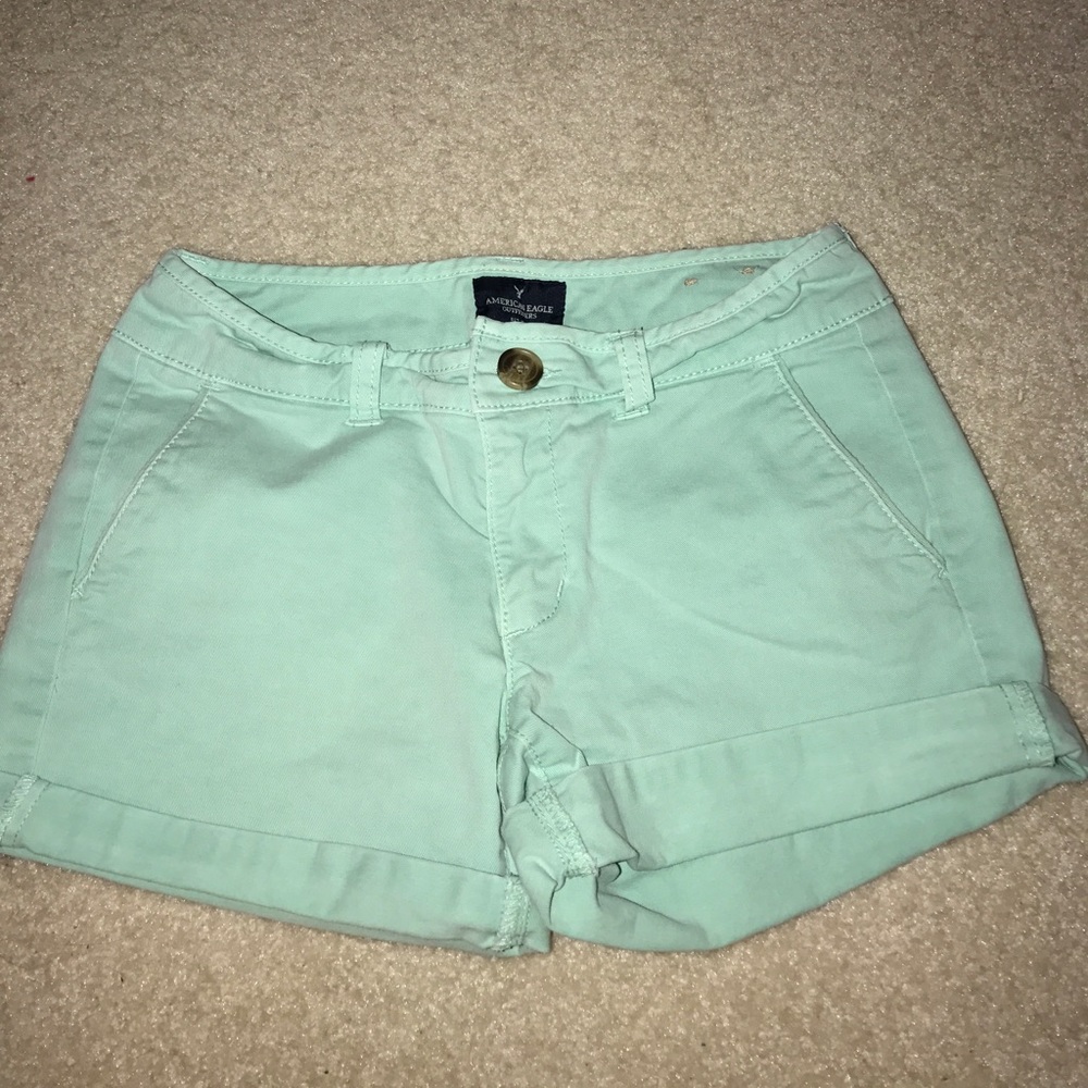 American eagle outfitters teal shorts