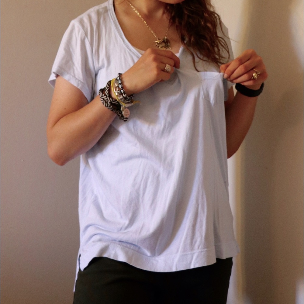 Urban outfitters baby blue swing tee